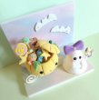 画像2: 2回レッスン【ハロウィン作品作り♪〜お菓子いっぱいかぼちゃポット＆おばけちゃんか猫ちゃん〜】対象:小学生 (2)