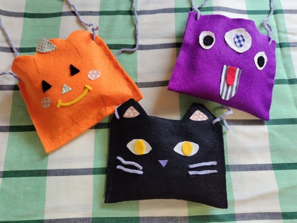 画像1: 10月ワークショップ⭐︎〜フェルトでハロウィンポシェット作り⭐︎〜 (1)