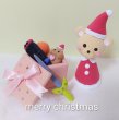 画像1: 2回レッスン【クリスマス作品作り♪〜くまサンタさんとプレゼントbox 　お好きな動物サンタさんでも◎】対象:小学生 (1)