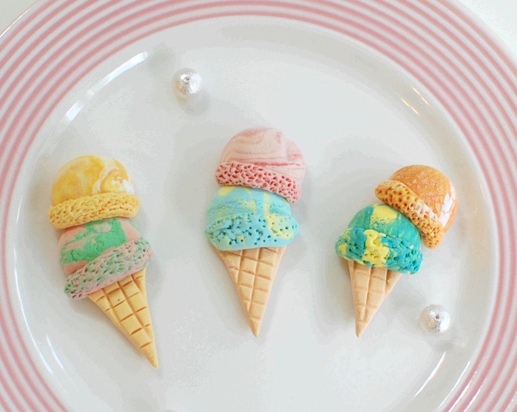ダブルアイスクリーム作り♪ 難易度1   